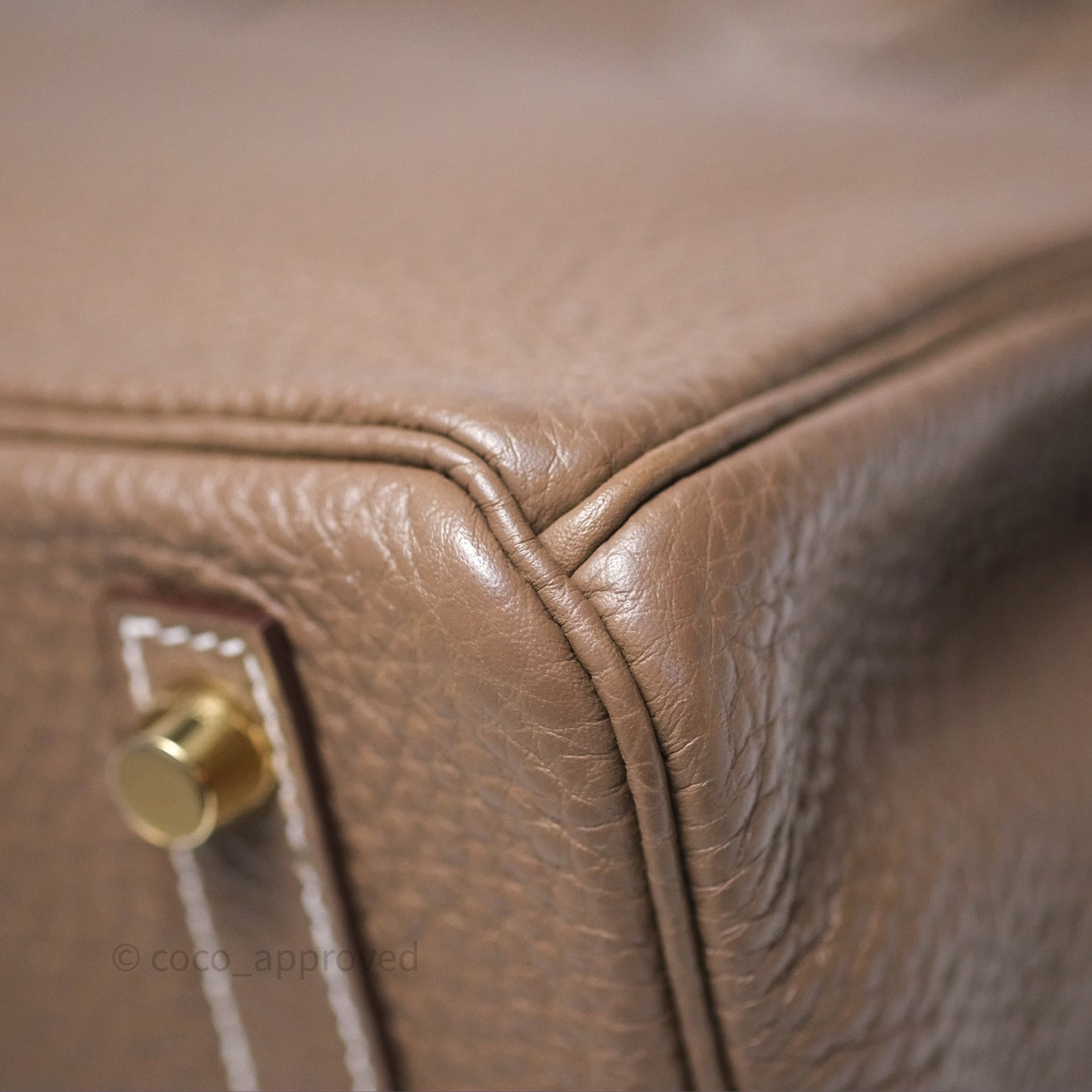 Hermès Birkin 30 Retourne Etoupe 18 Togo Gold Hardware