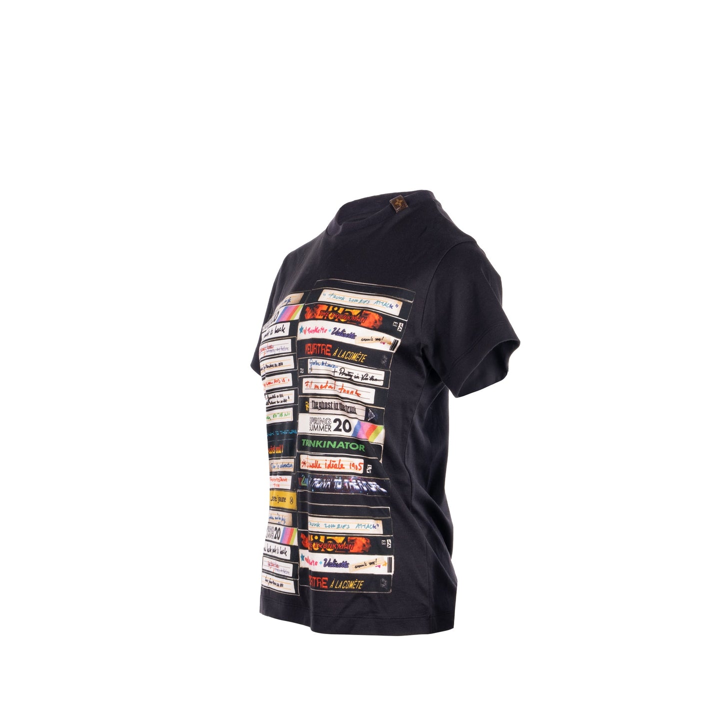 Louis Vuitton size XS printed T-shirt Cotton Black / Multicoloure