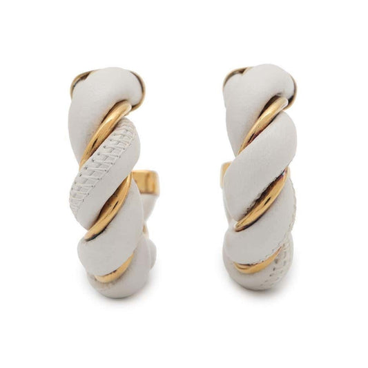 Luxury Bottega Veneta  Leather  925 Stud Earrings ()