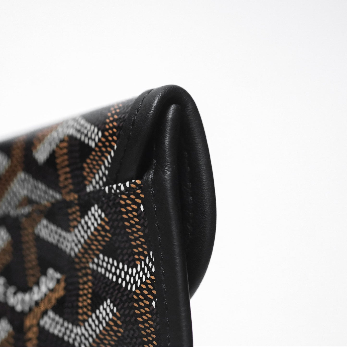 Goyard Anjou Mini Bag Goyardine Canvas Black