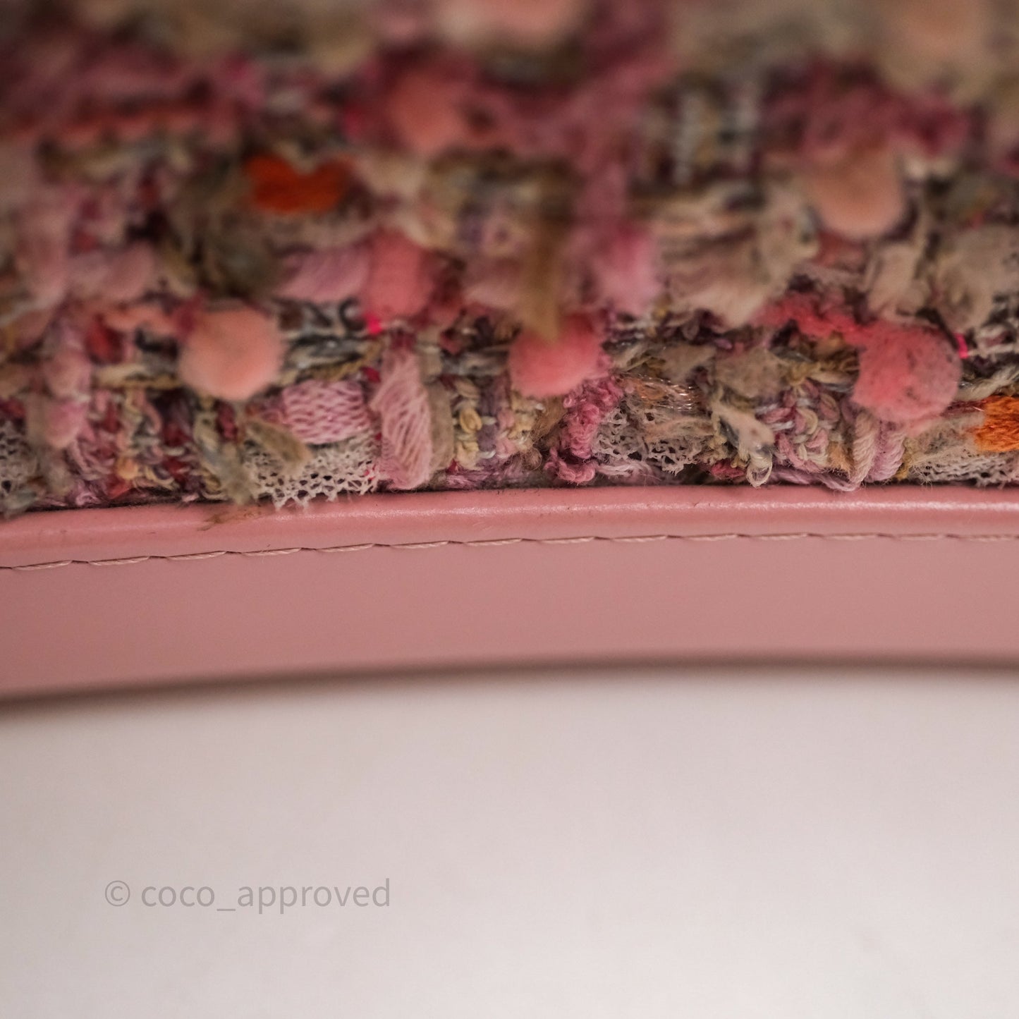 Chanel Small Gabrielle Hobo Quilted Pink Tweed Aged Calfskin