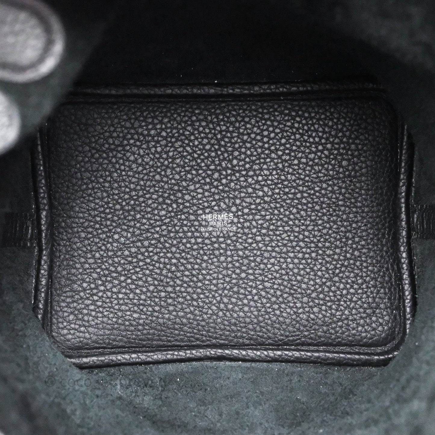 Hermès Picotin 18 Black Noir 89 Clemence So Black Hardware