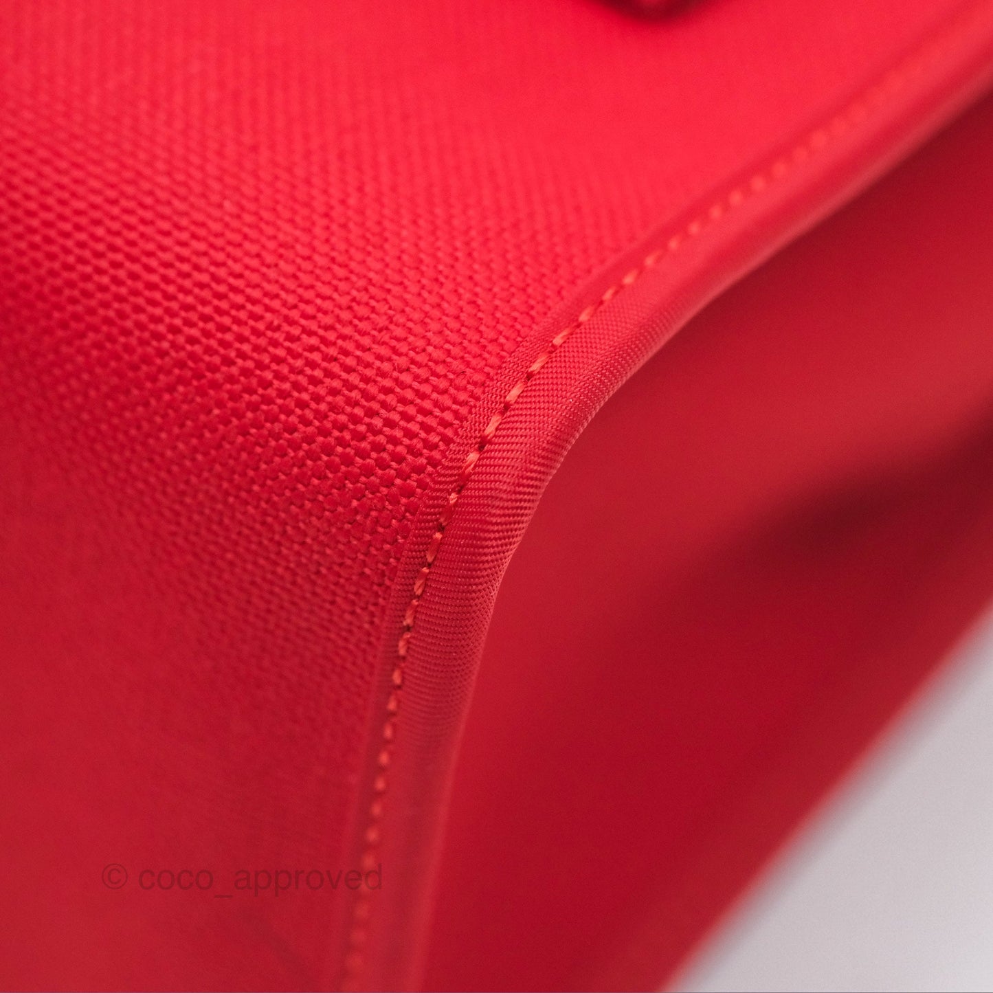 Hermès Herbag Zip 31 Rouge Tomate S5/ Naturel 27 Canvas Palladium Hardware