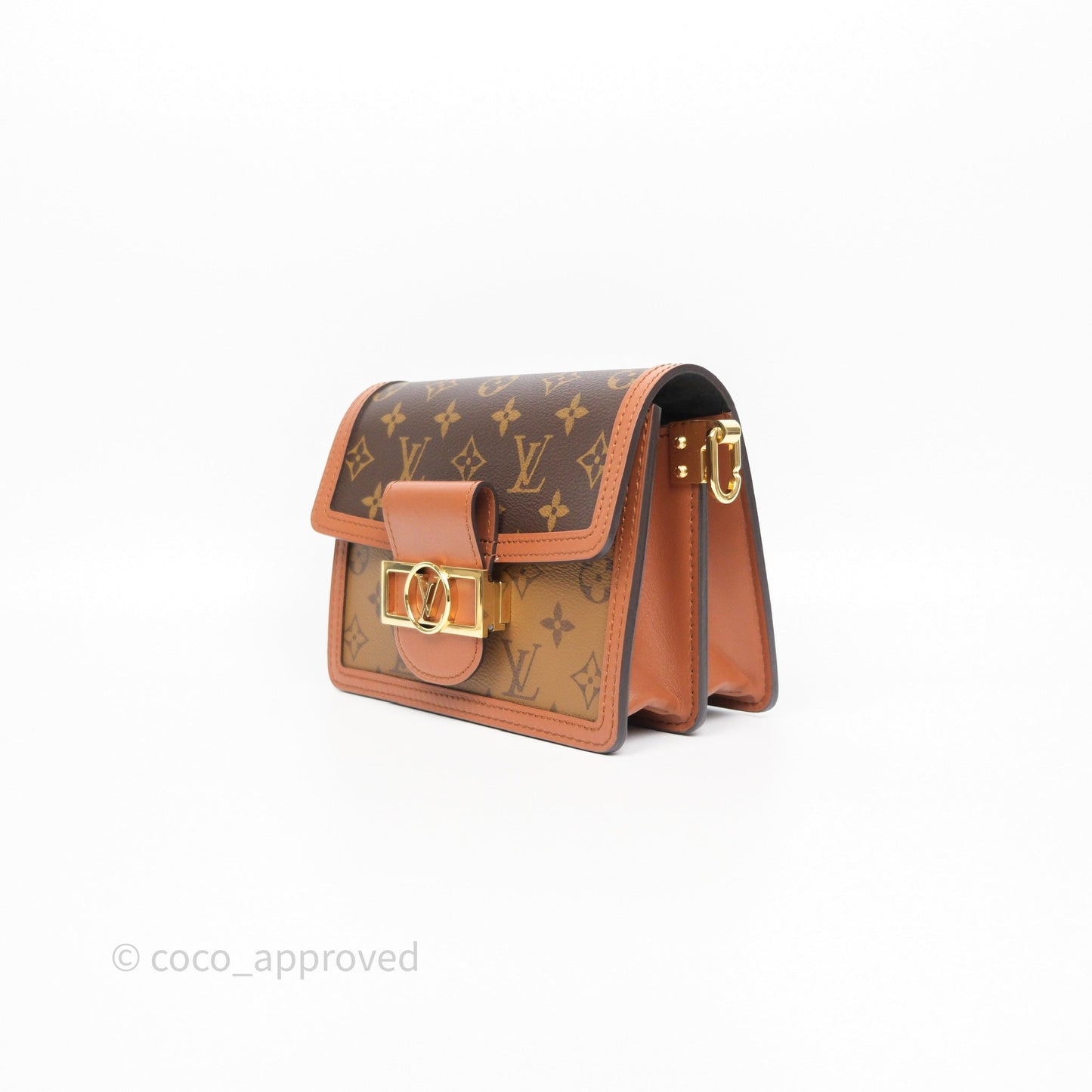 Louis Vuitton Mini Dauphine Monogram Tan Calfskin
