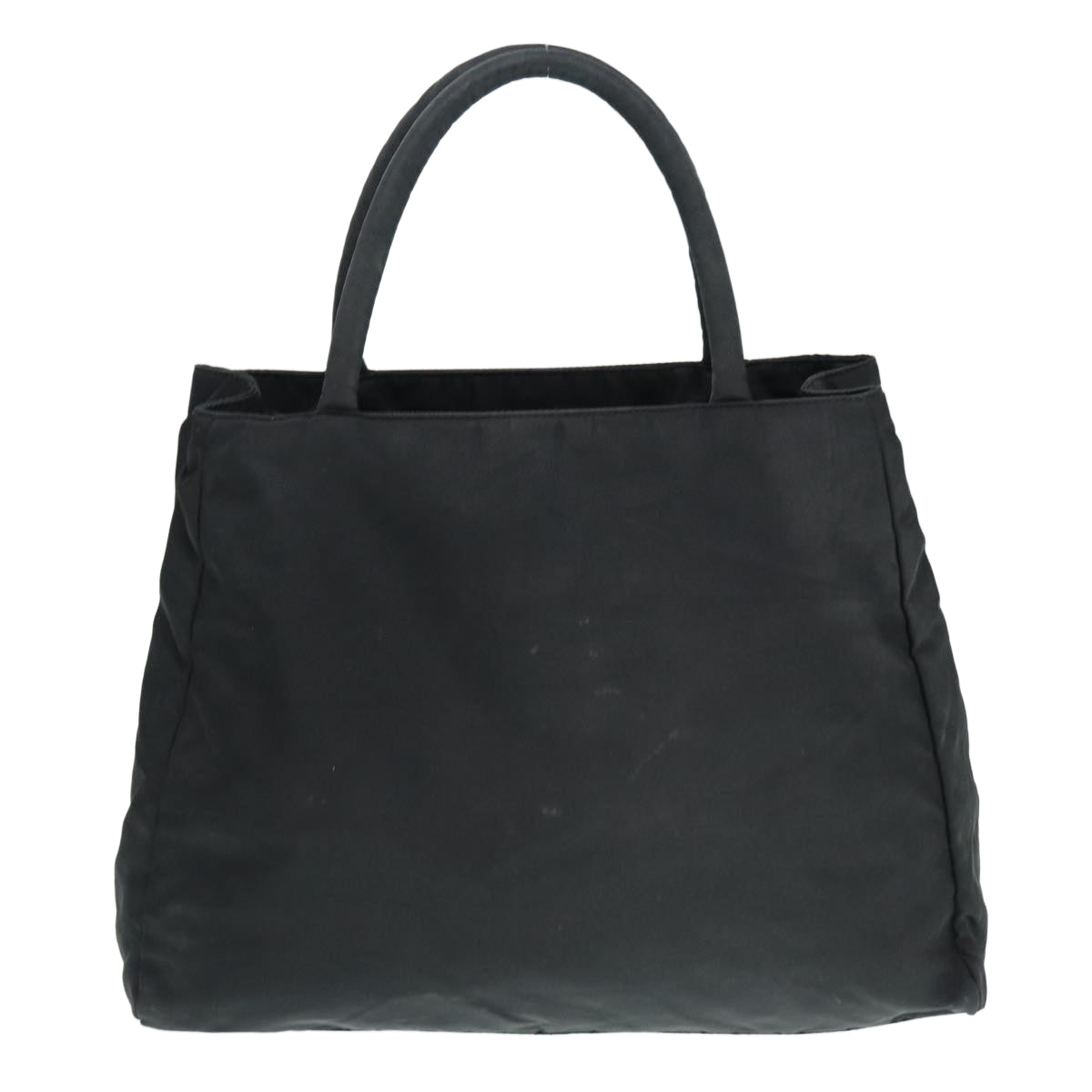 Luxury Prada Hand Bag Nylon Black Silver  87165
