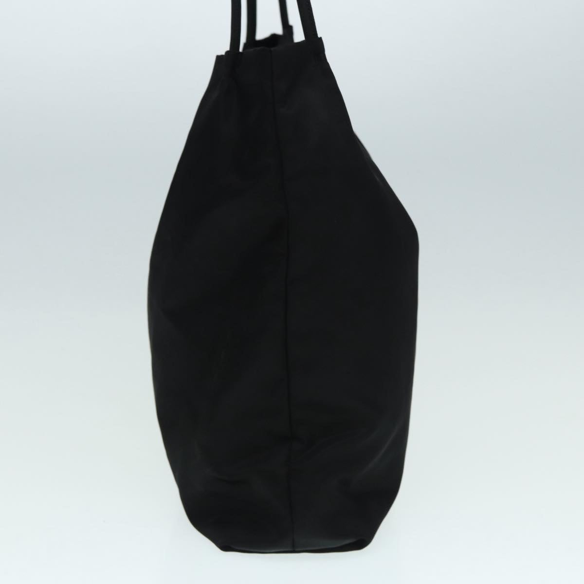 Luxury Prada Tote Bag Nylon Black Silver  87172