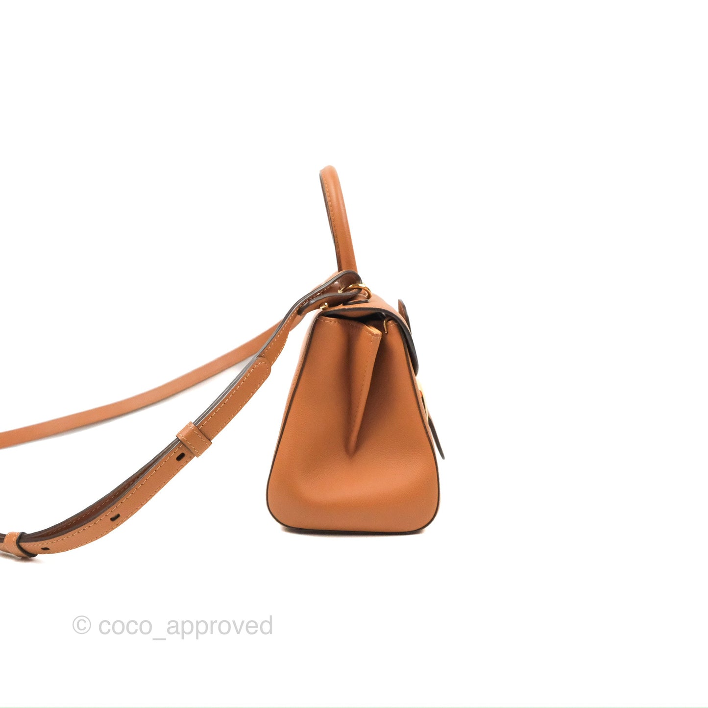 Delvaux Mini Brillant Bag Vegetal Rodeo Calf Gold Hardware