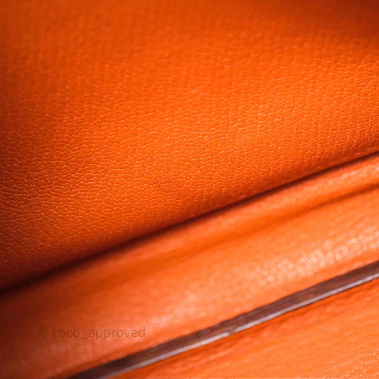 Hermès Birkin 30 Retourne Orange Epsom Palladium Hardware