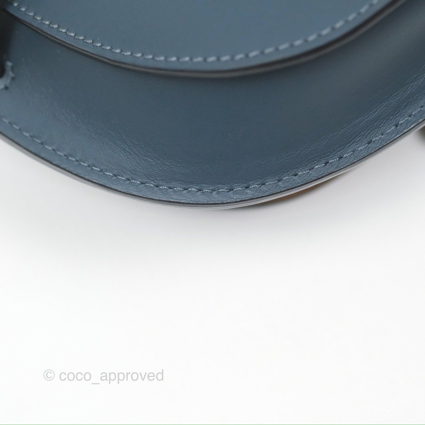 Loewe Mini Gate Dual bag Onyx Blue Soft Calfskin Jacquard Strap