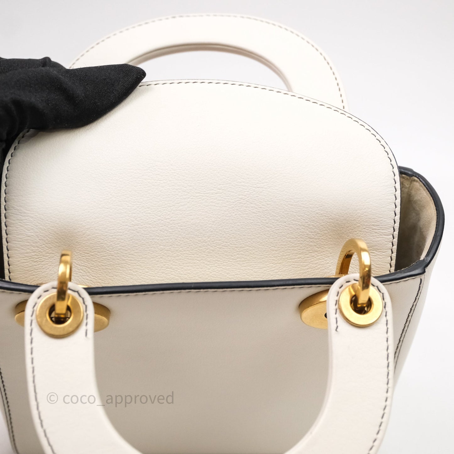 Christian Dior Mini Lady Dior Niki De Saint Phalle Calfskin White
