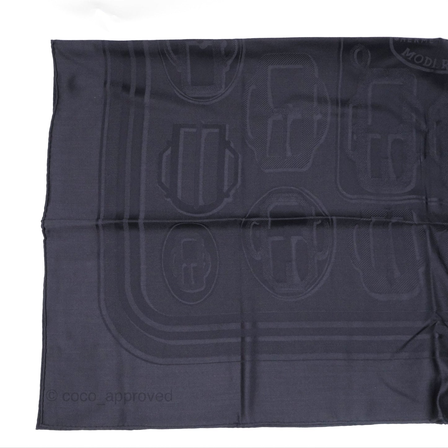 Hermes Bouclerie Moderne Scarf 115 Cashmere Silk