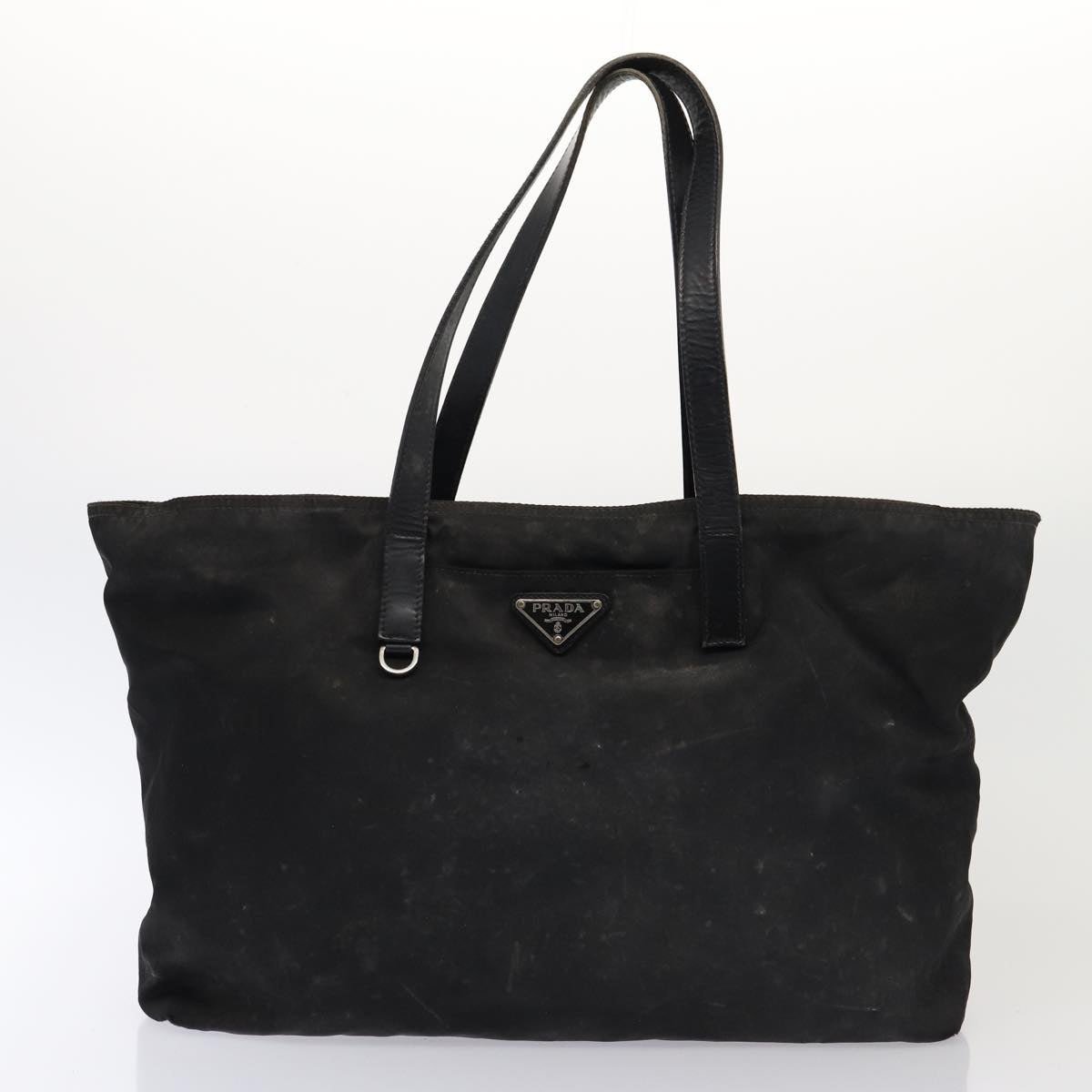 Luxury Prada Tote Bag Nylon 2Set Black Beige  87323