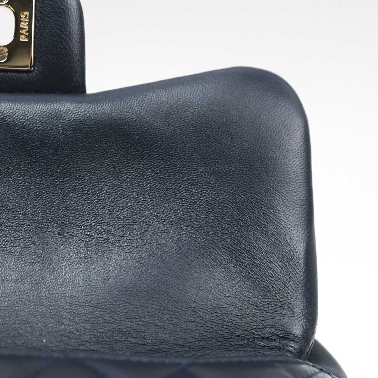 Chanel Small Seoul Backpack Navy Lambskin Gold Hardware