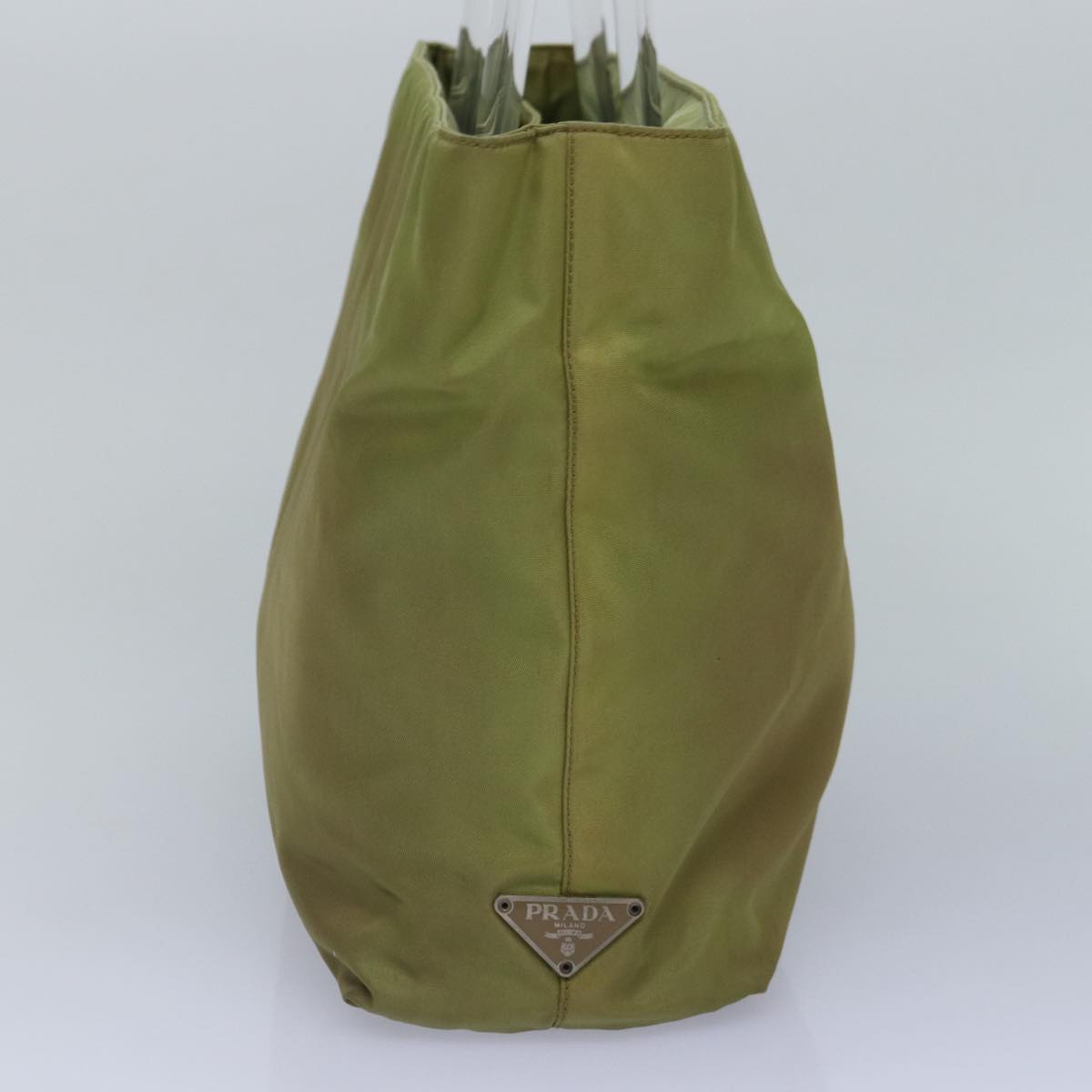 Luxury Prada Hand Bag Nylon Khaki  87346