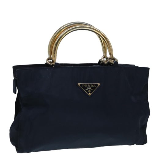Luxury Prada Hand Bag Nylon Navy  87347