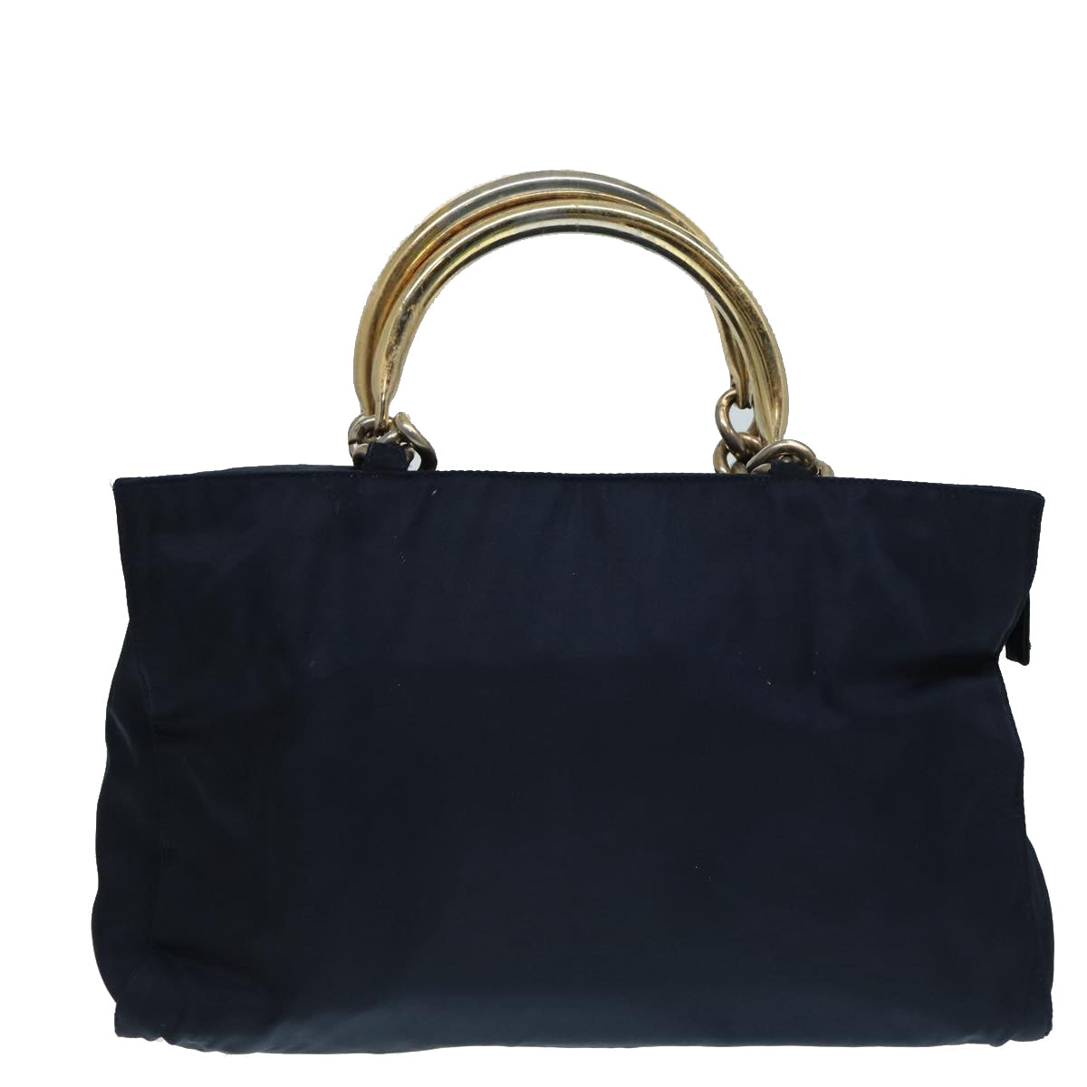 Luxury Prada Hand Bag Nylon Navy  87347