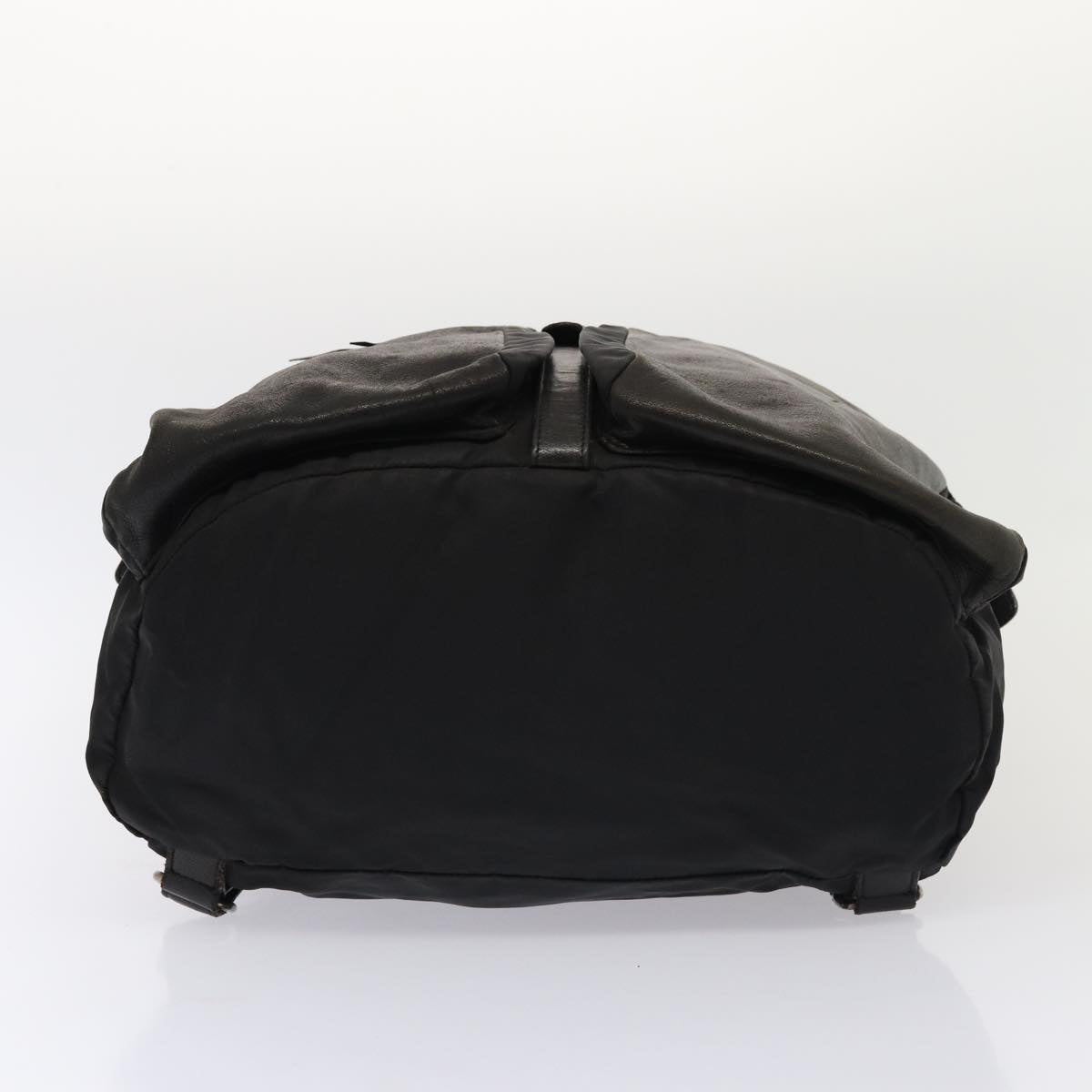 Luxury Prada Backpack Nylon Leather Black  87351