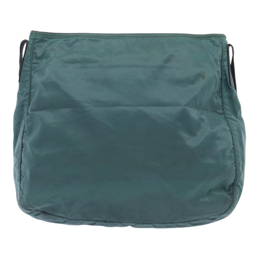 Luxury Prada Shoulder Bag Nylon Green Silver  87423