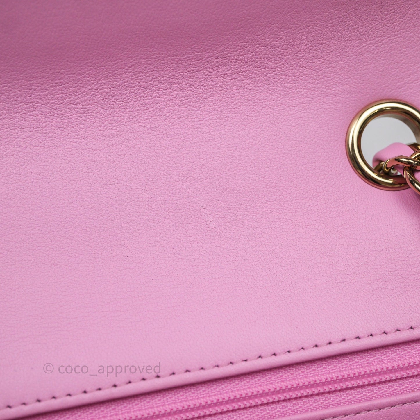 Chanel Quilted Mini Rectangular Flap Pink Tweed Gold Hardware