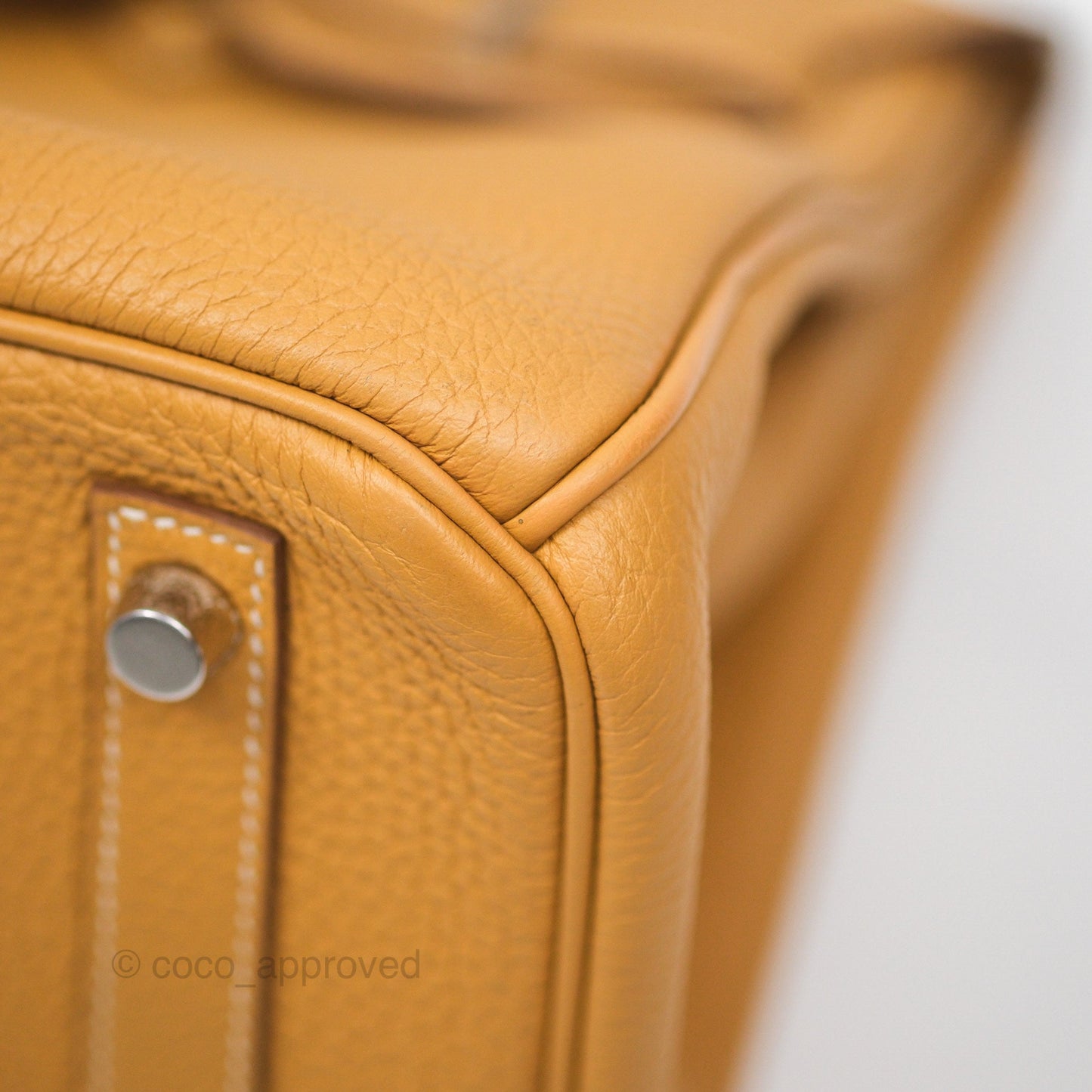 Hermès Birkin 30 Retourne Nature Sable 21 Togo Palladium Hardware