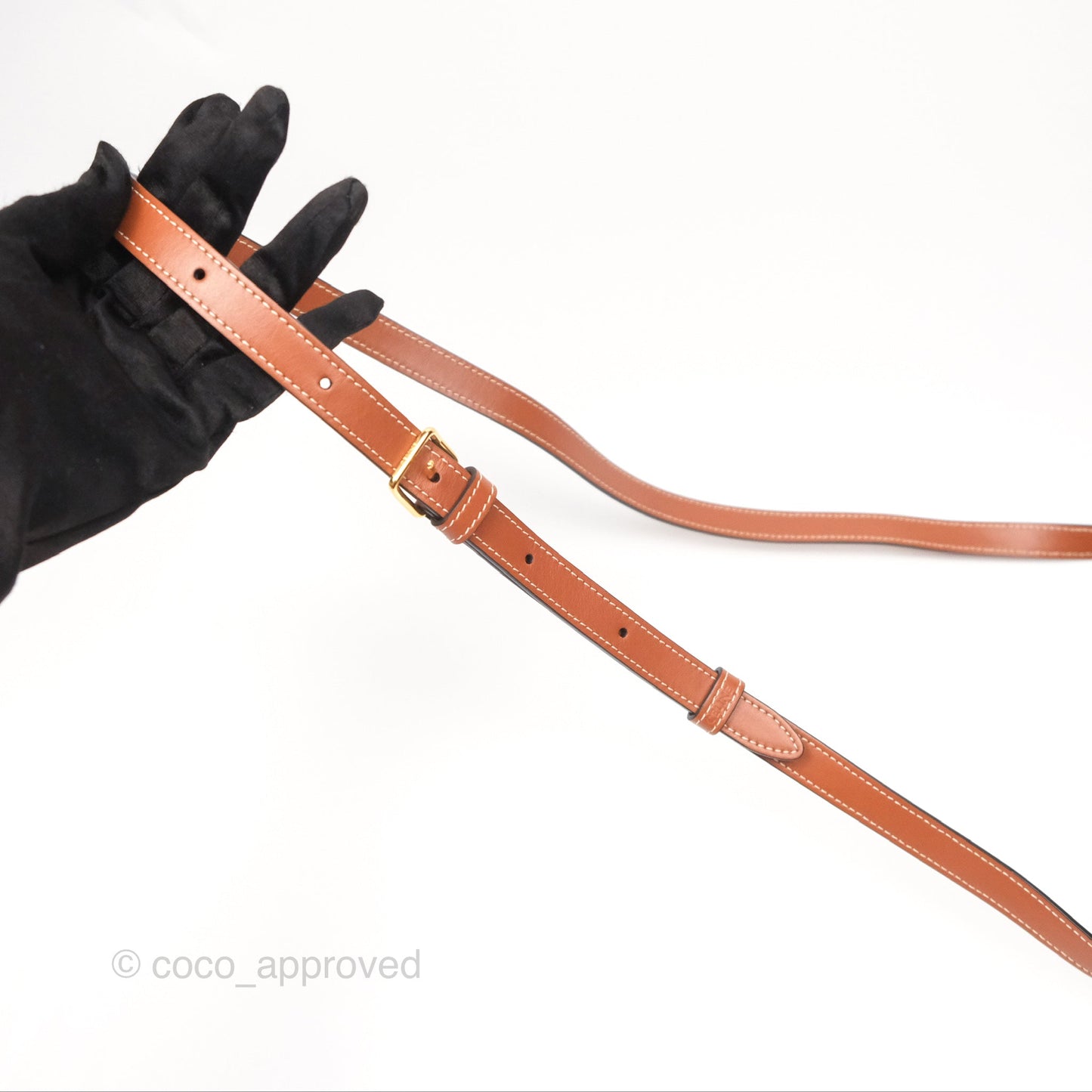 Celine Medium Folco Bag Triomphe Canvas Tan