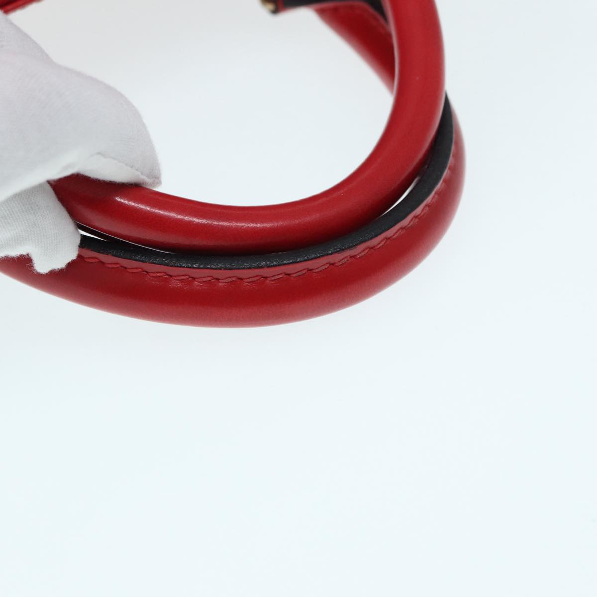 LOUIS VUITTON Epi Speedy 30 Hand Bag Castilian Red M43007 LV 87485