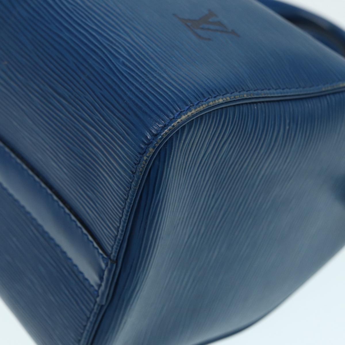 LOUIS VUITTON Epi Speedy 25 Hand Bag Toledo Blue M43015 LV 87489