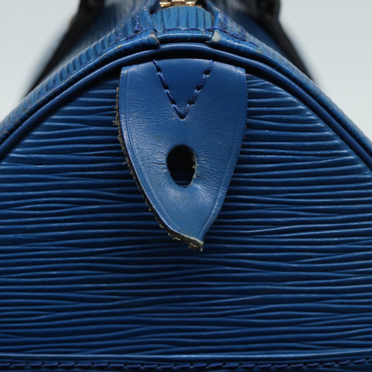 LOUIS VUITTON Epi Speedy 25 Hand Bag Toledo Blue M43015 LV 87489