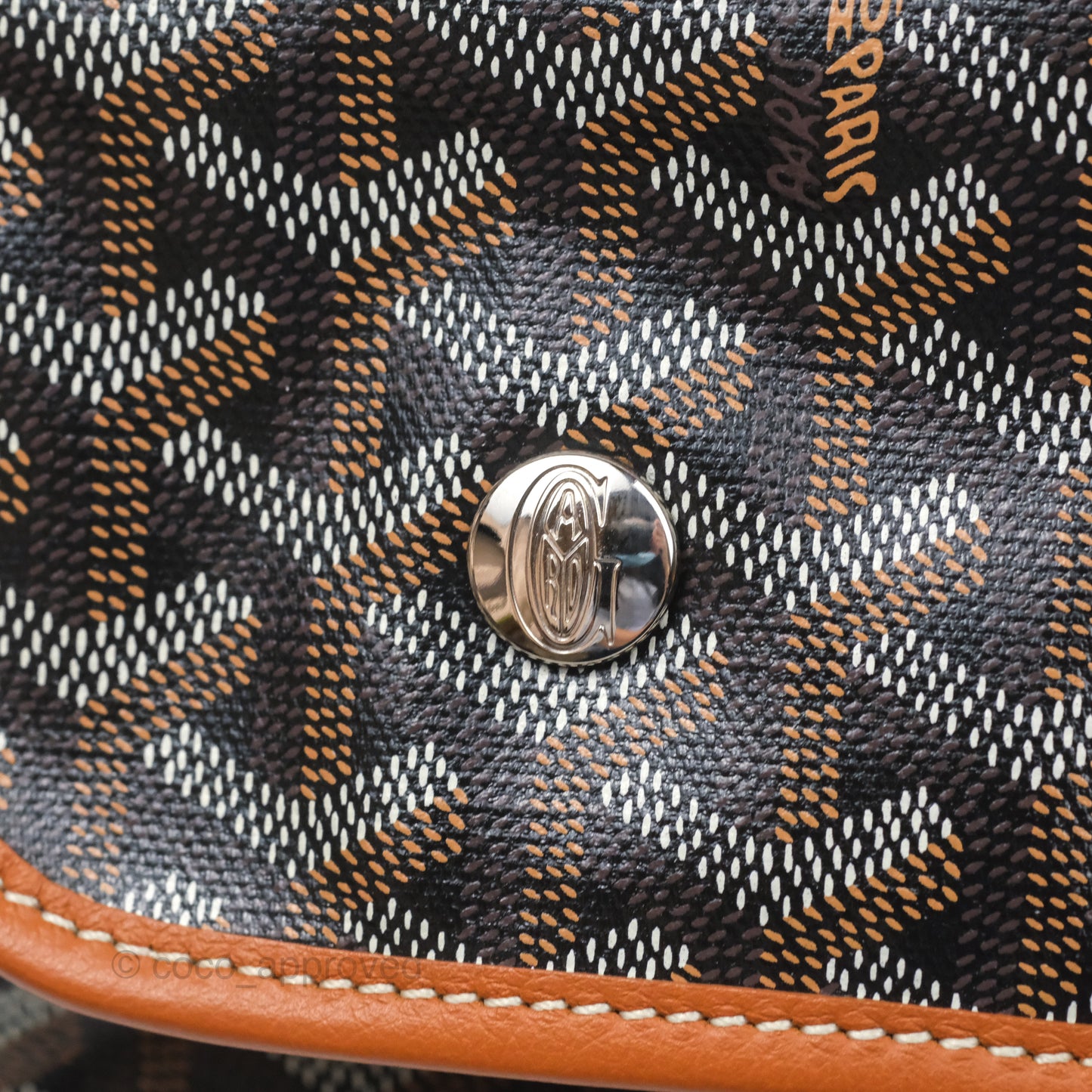 Goyard Saint Léger Backpack Black/ Tan