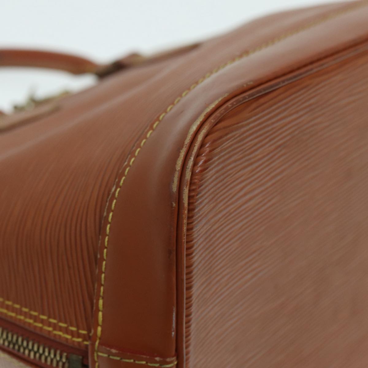 LOUIS VUITTON Epi Alma Hand Bag Brown Zipangu Gold M52148 LV 87498