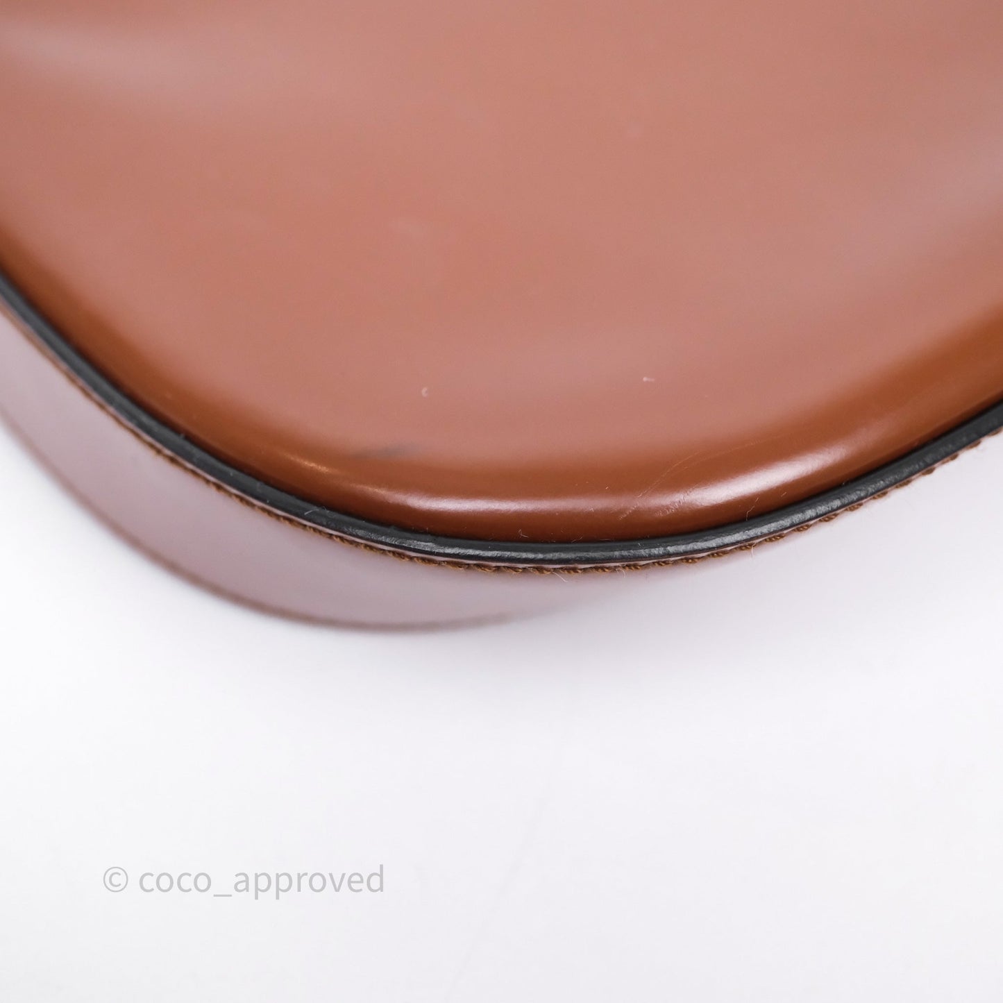 Prada Cleo Brushed Leather Shoulder Bag Brown