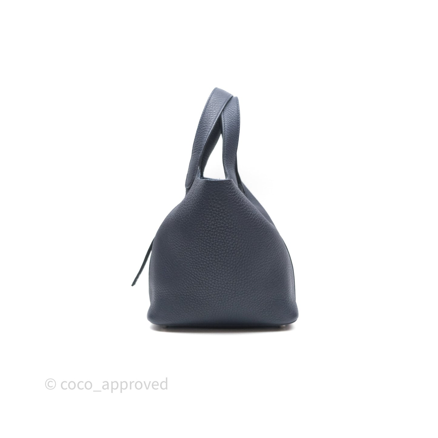 Hermès Picotin 18 Bleu Nuit 2Z Clemence Palladium Hardware