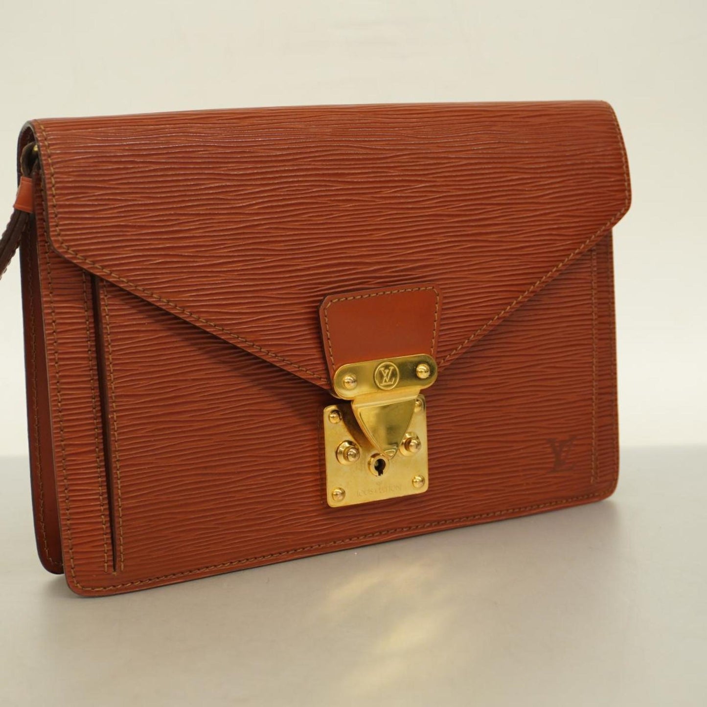Louis Vuitton Sellier Drangonne  Leather Clutch Bag ()