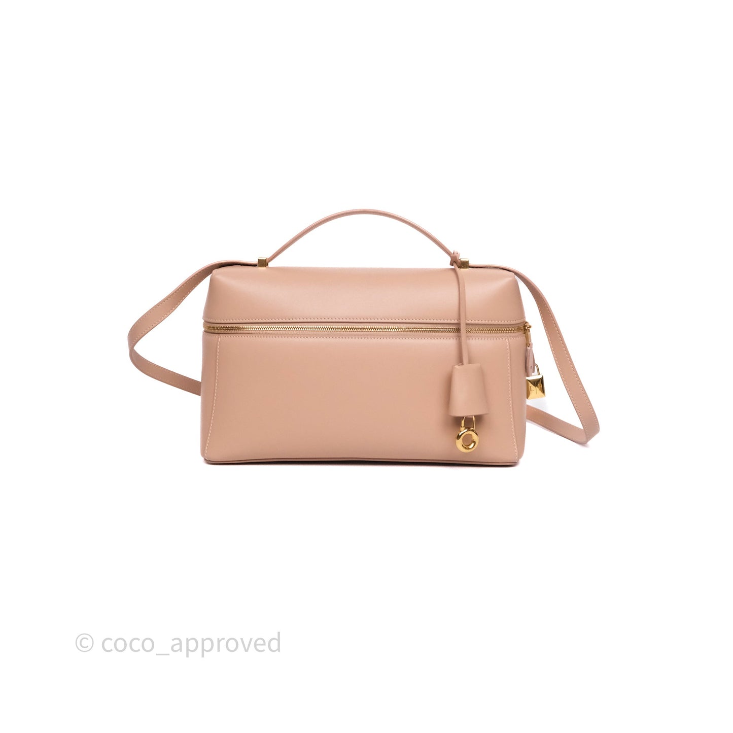 Loro Piana Extra Bag L27 Dark Pink Gold Hardware