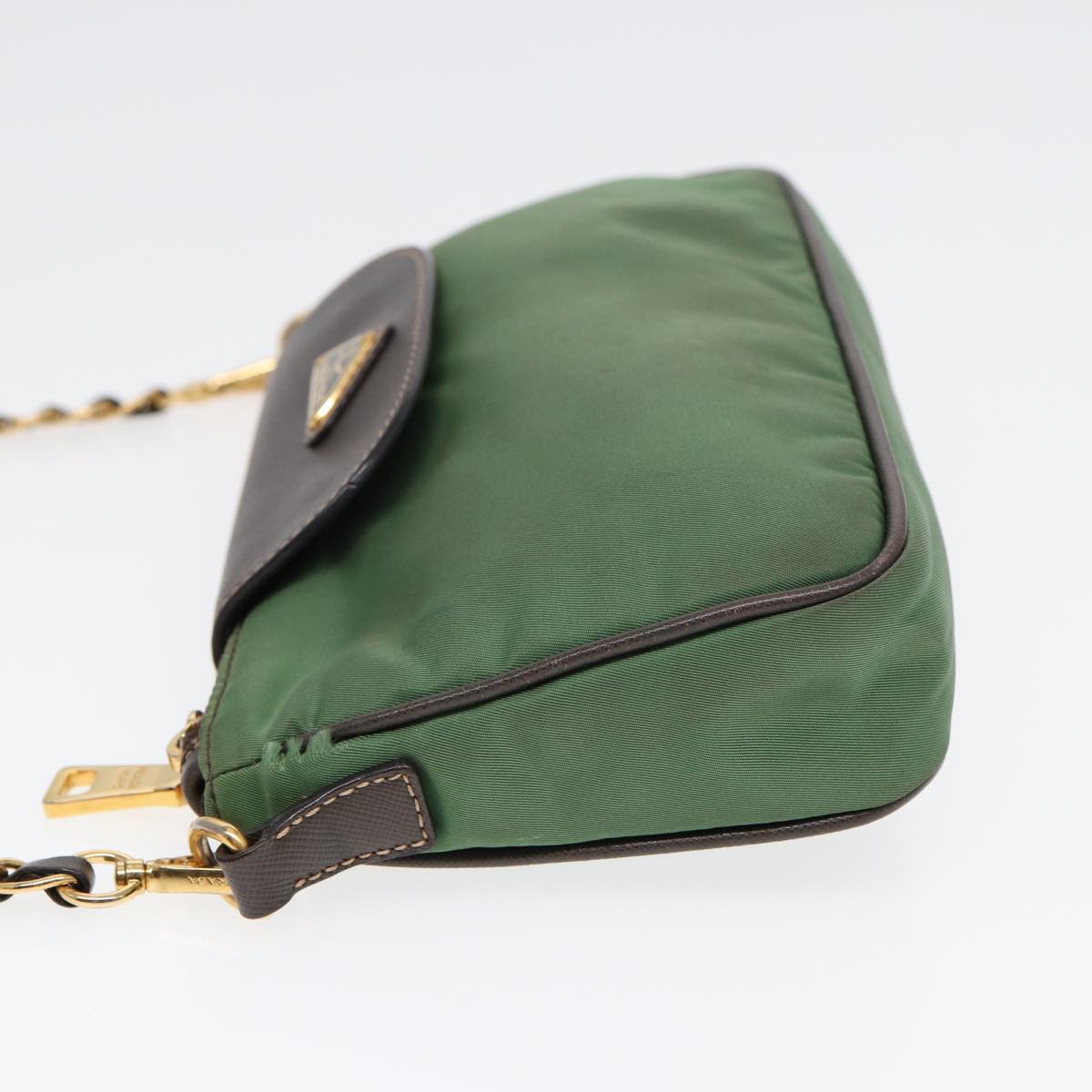 Luxury Prada Shoulder Bag Nylon Green  87675