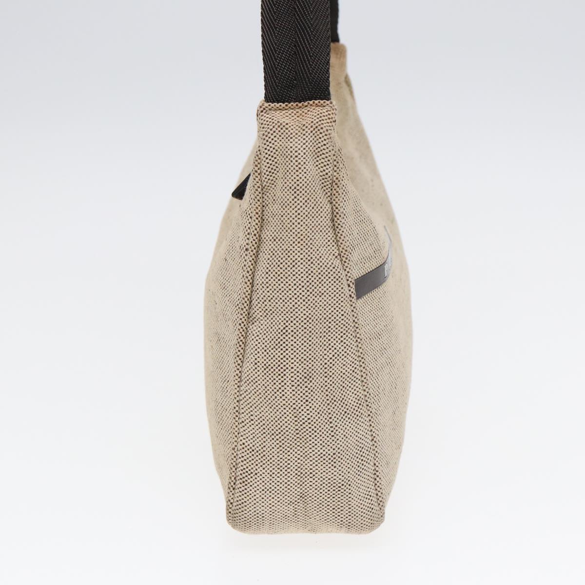 Luxury Prada Hand Bag Canvas Beige  87677
