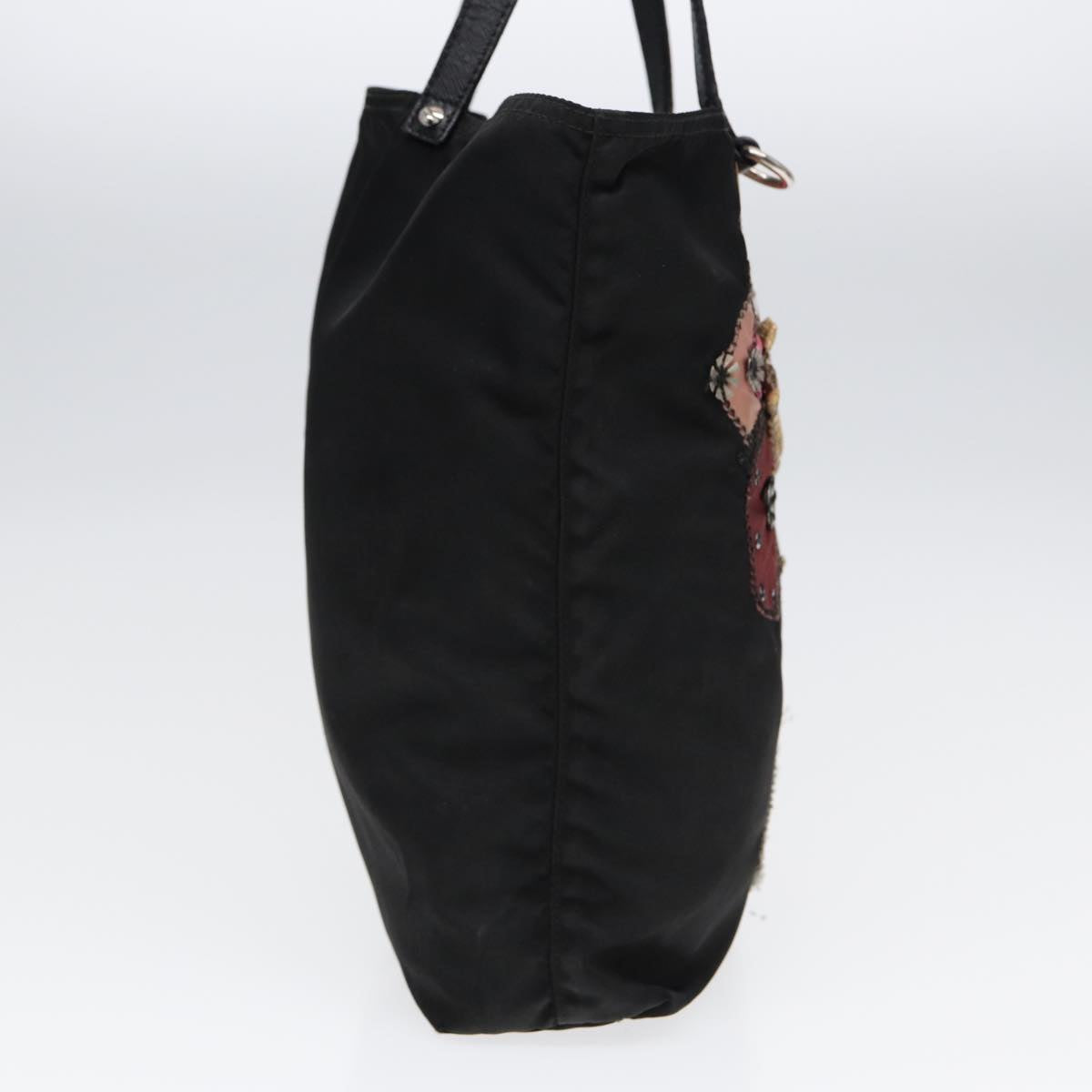 Luxury Prada Robot Tote Bag Nylon Black  87679