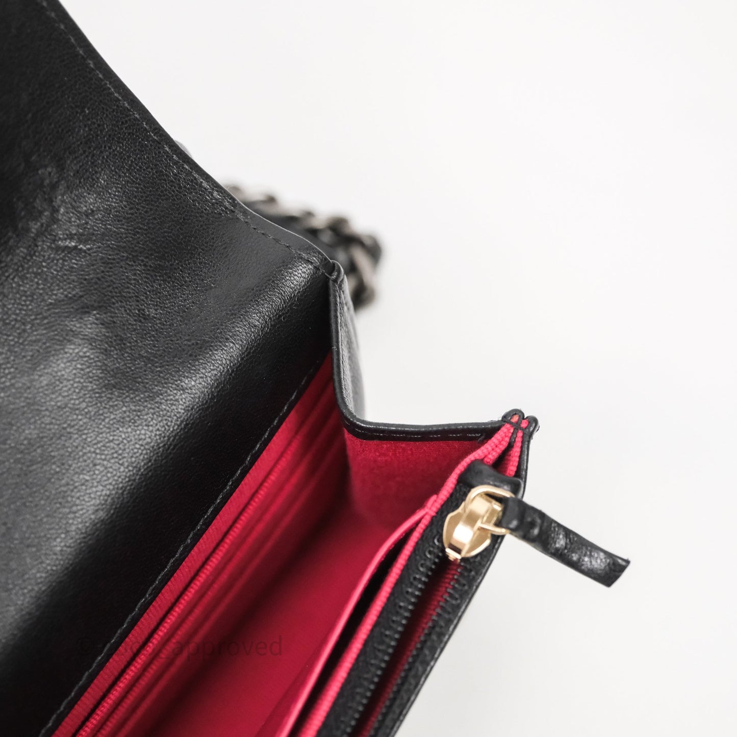 Chanel 19 Wallet on Chain WOC Black Mixed Hardware