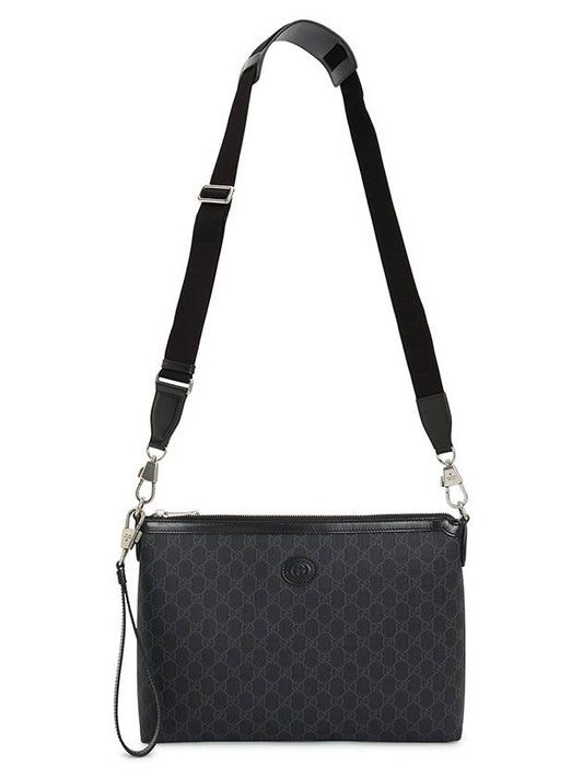 Luxury Gucci Trending 2025 GG Interlocking Large Cross Bag Black