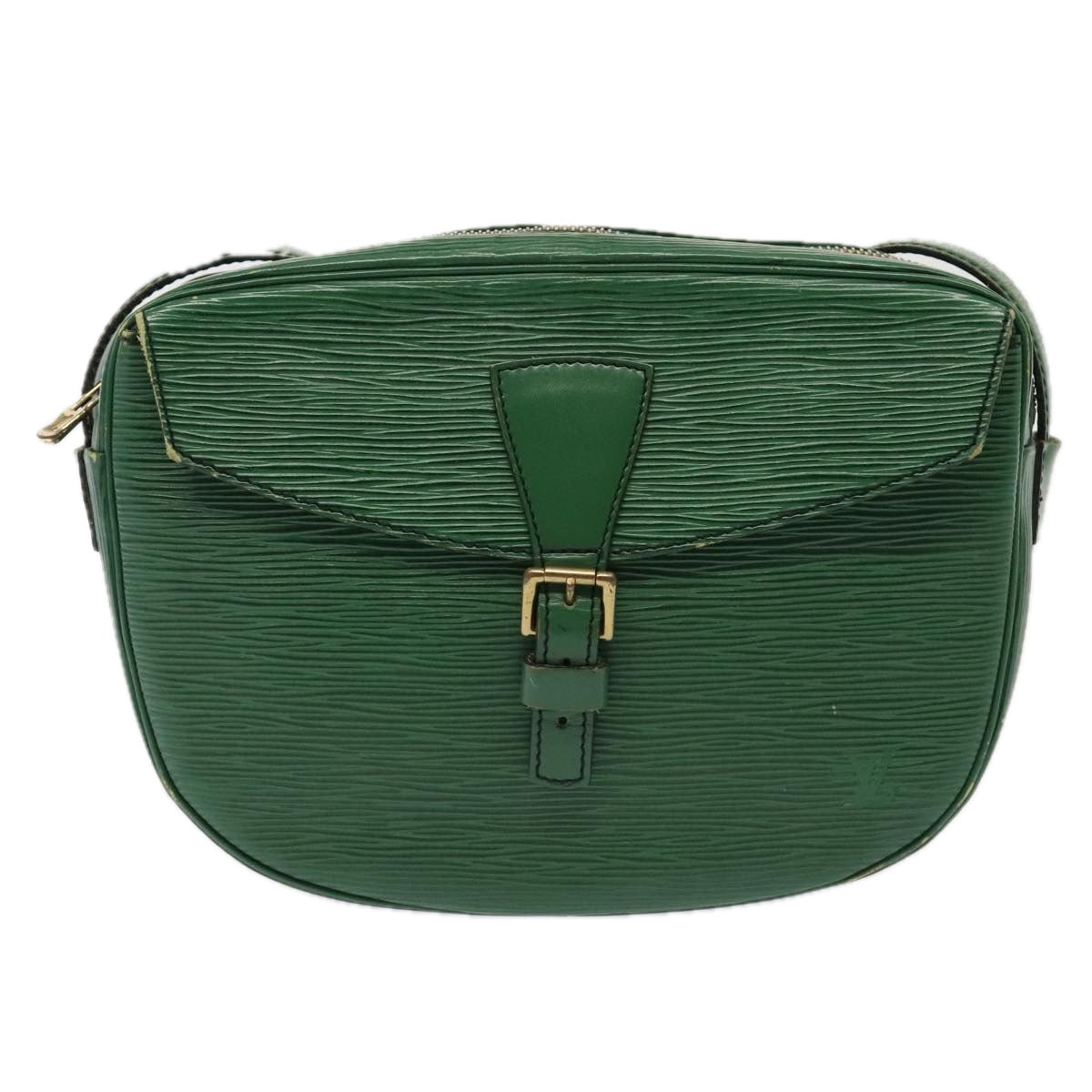 LOUIS VUITTON Epi Jeune Fille MM Shoulder Bag Green M52154 LV 87714