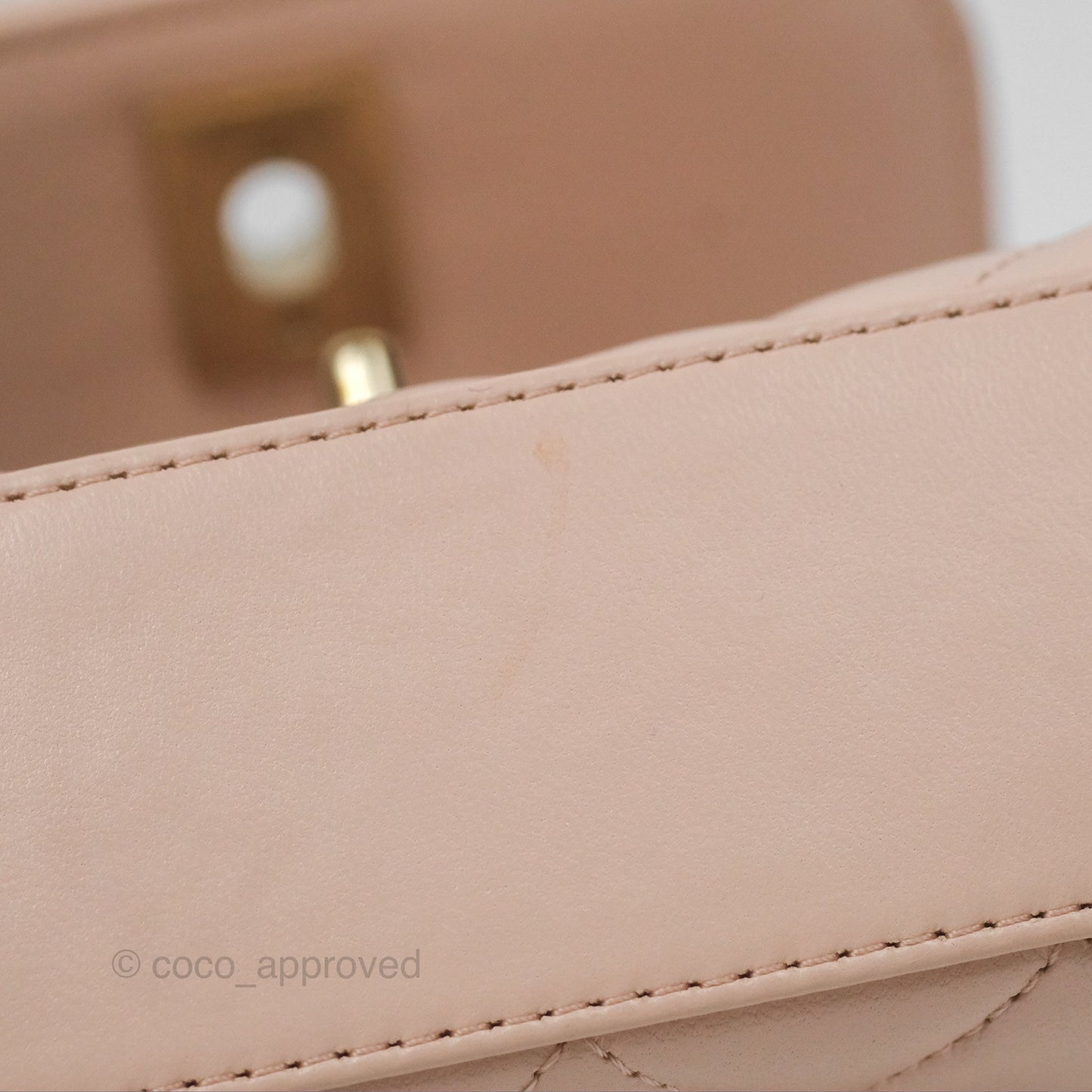Chanel Mini Quilted Trendy CC Clutch With Chain Light Pink Lambskin Gold Hardware