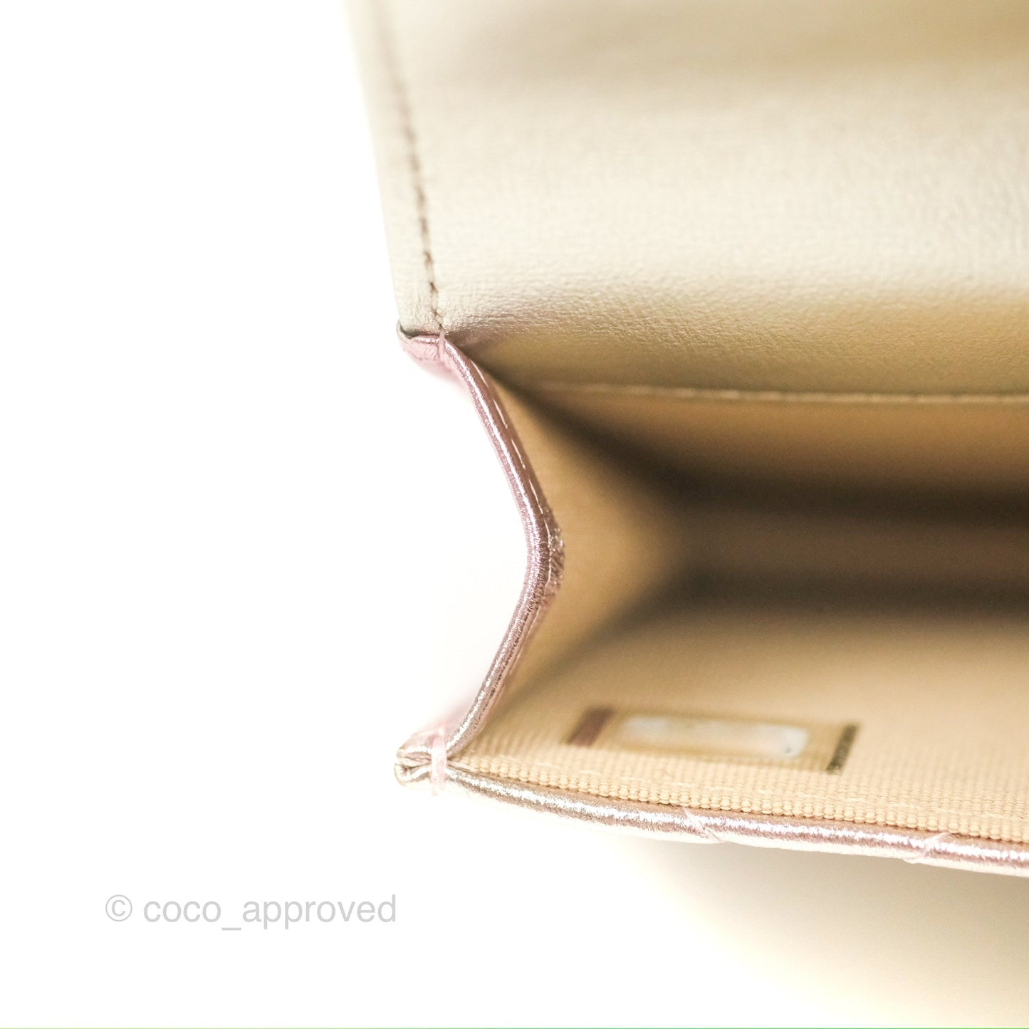 Chanel Waist Belt Bag Metallic Gradient Pink/Silver Lambskin Gold Hardware