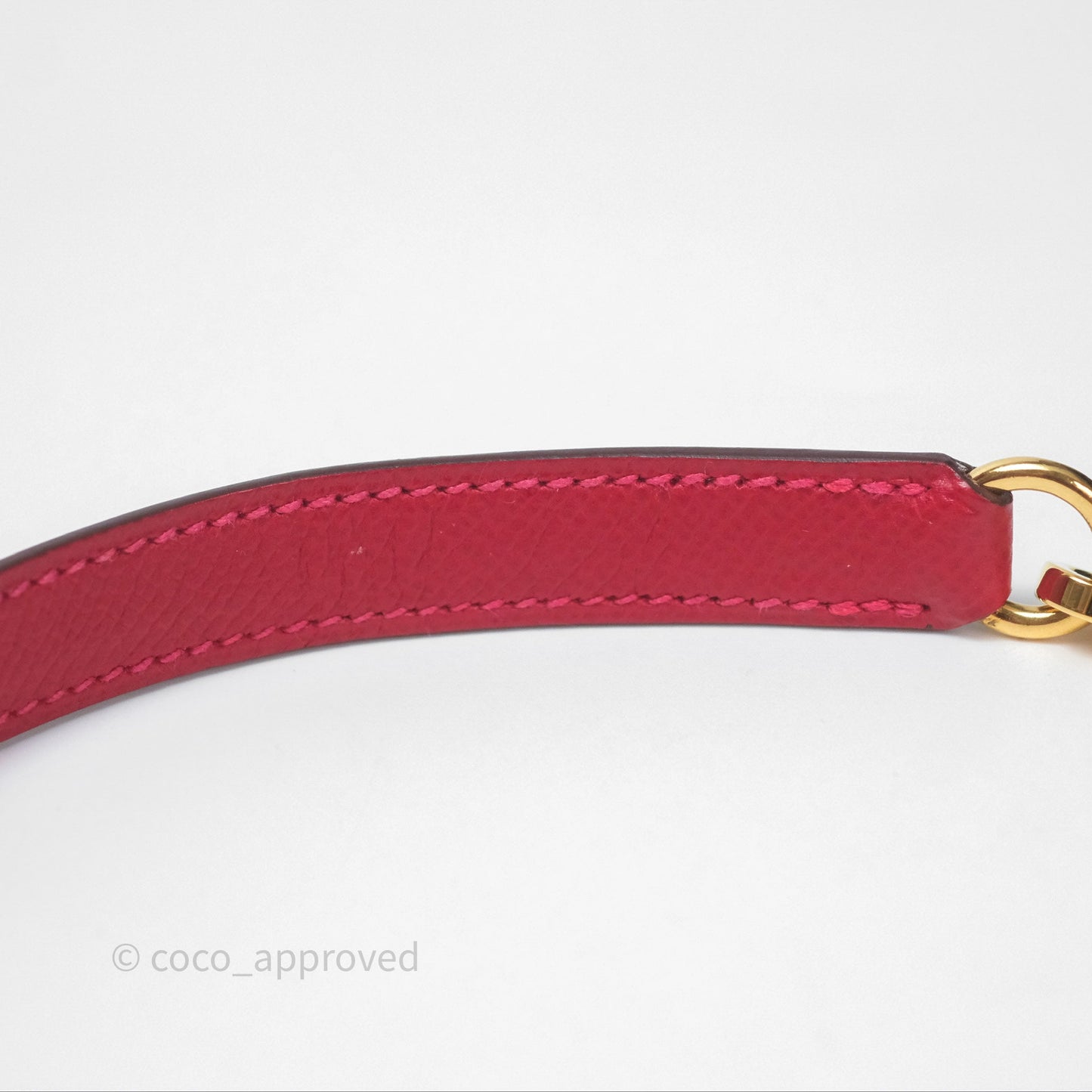Hermès Sellier Kelly 25 Rouge Casaque Q5 Epsom Gold Hardware