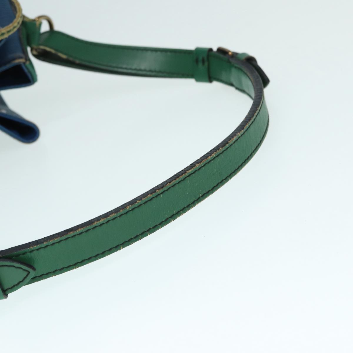 LOUIS VUITTON Epi Noe Shoulder Bag Bicolor Green Blue M44044 LV 87792