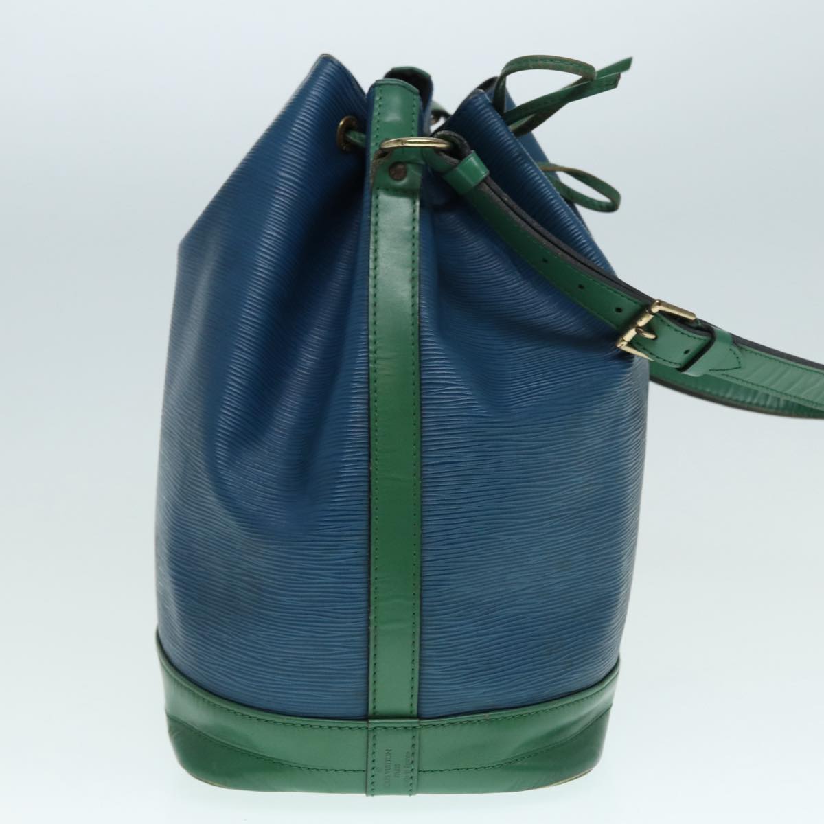 LOUIS VUITTON Epi Noe Shoulder Bag Bicolor Green Blue M44044 LV 87795
