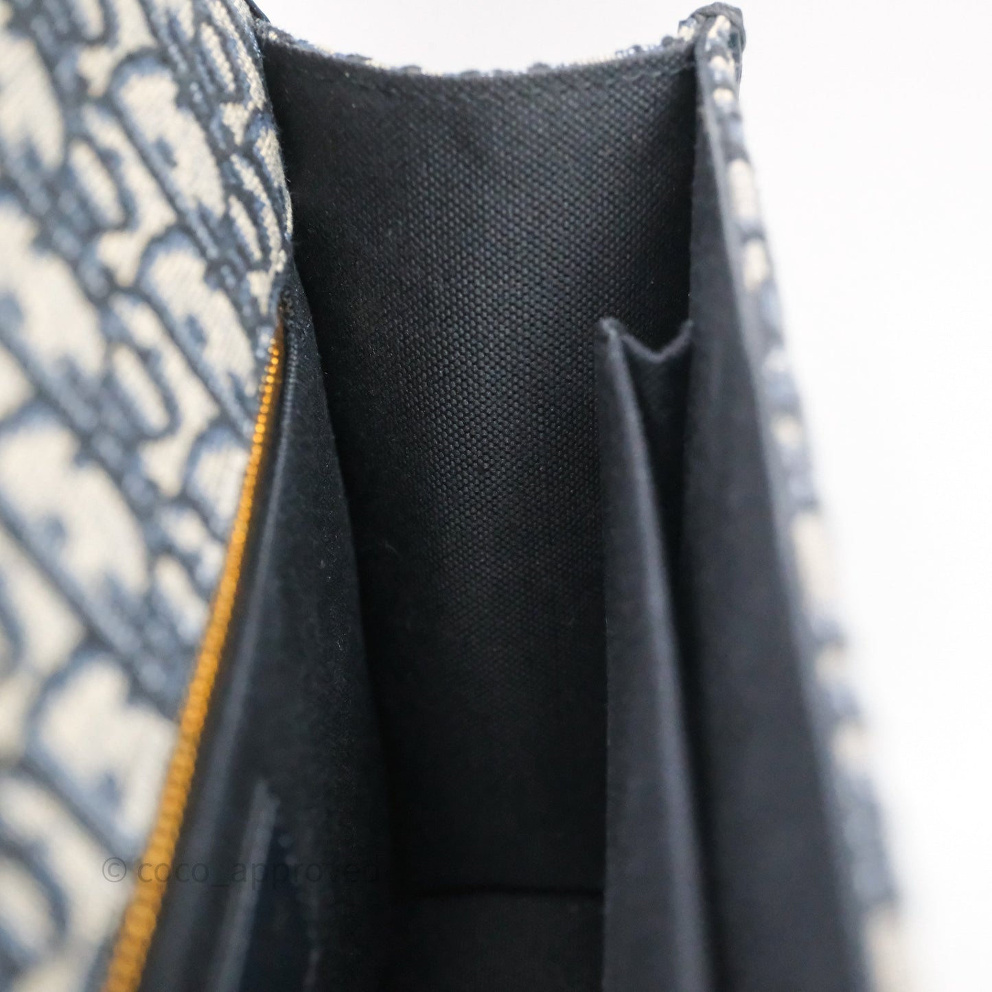 Christian Dior Small 30 Montaigne Bag Blue Dior Oblique Jacquard