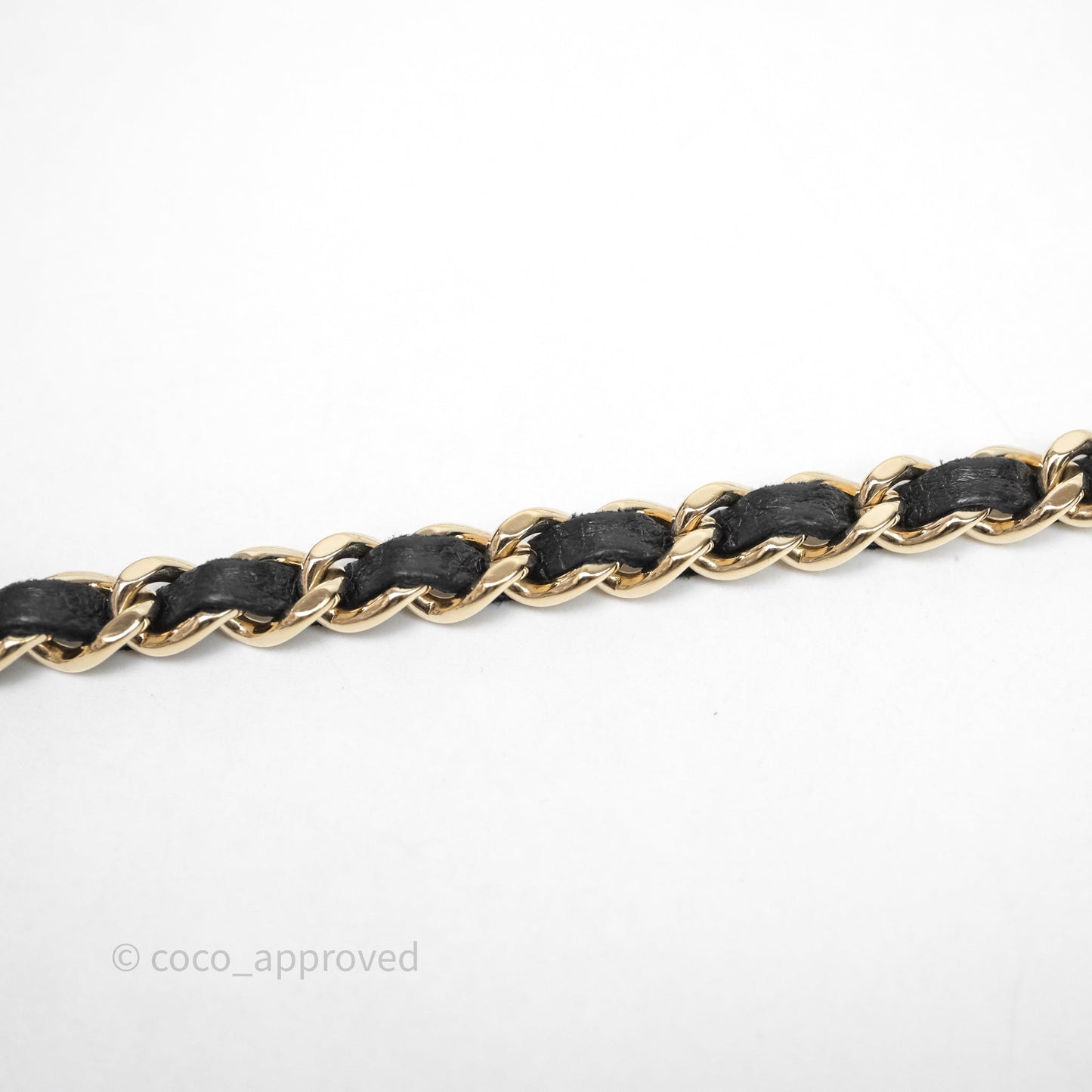 Chanel Black Quilted Lambskin Boy Wallet on Chain Gold Hardware