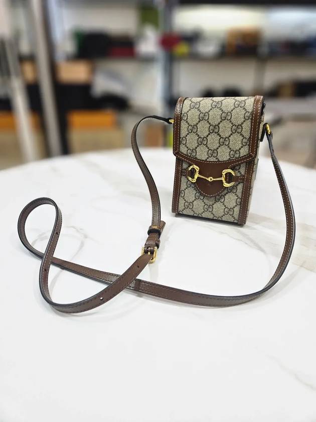 Luxury Gucci Trending 2025 Horsebit 1955 brown mini cross bag brand new 625615