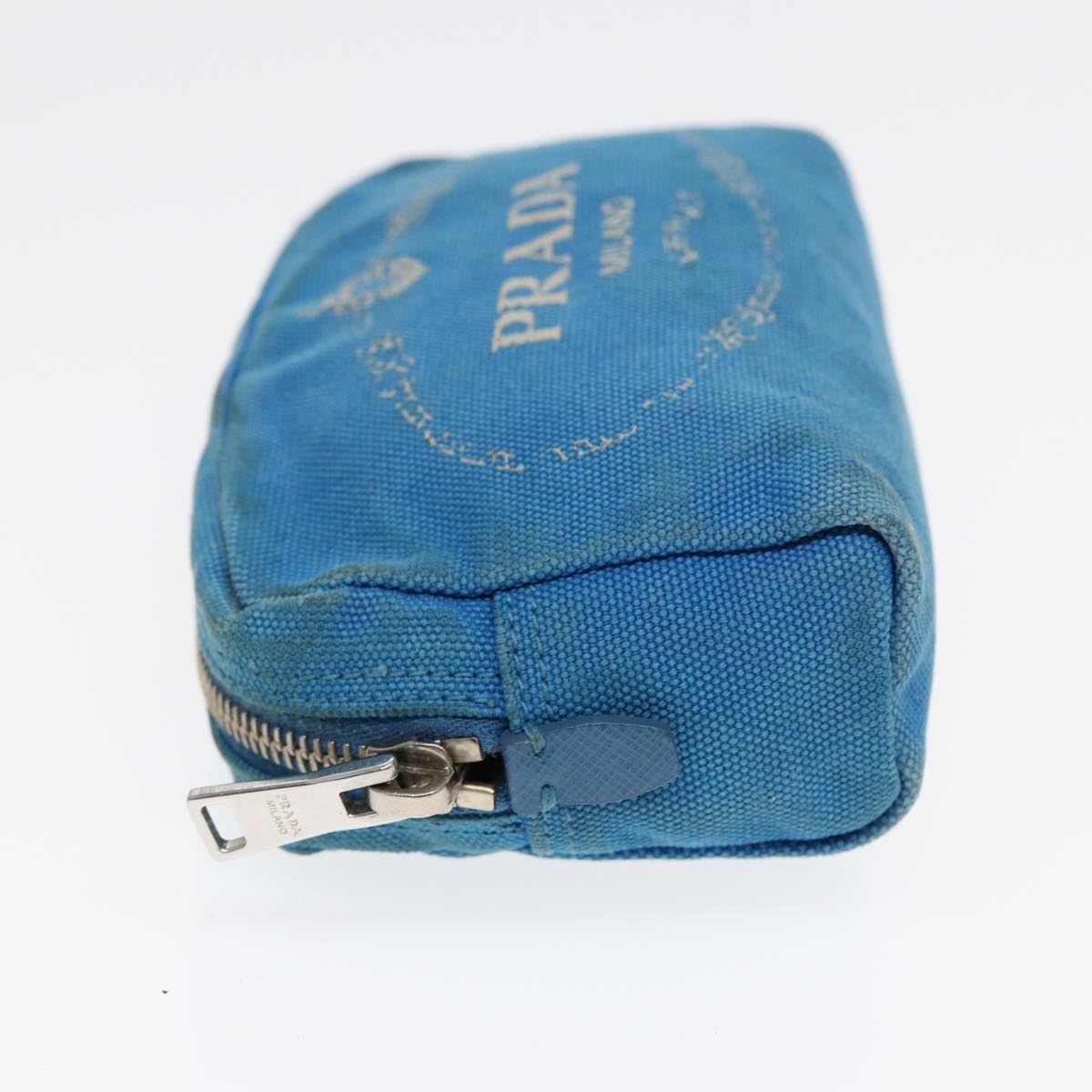 Luxury Prada Pouch Canvas Light Blue  87800