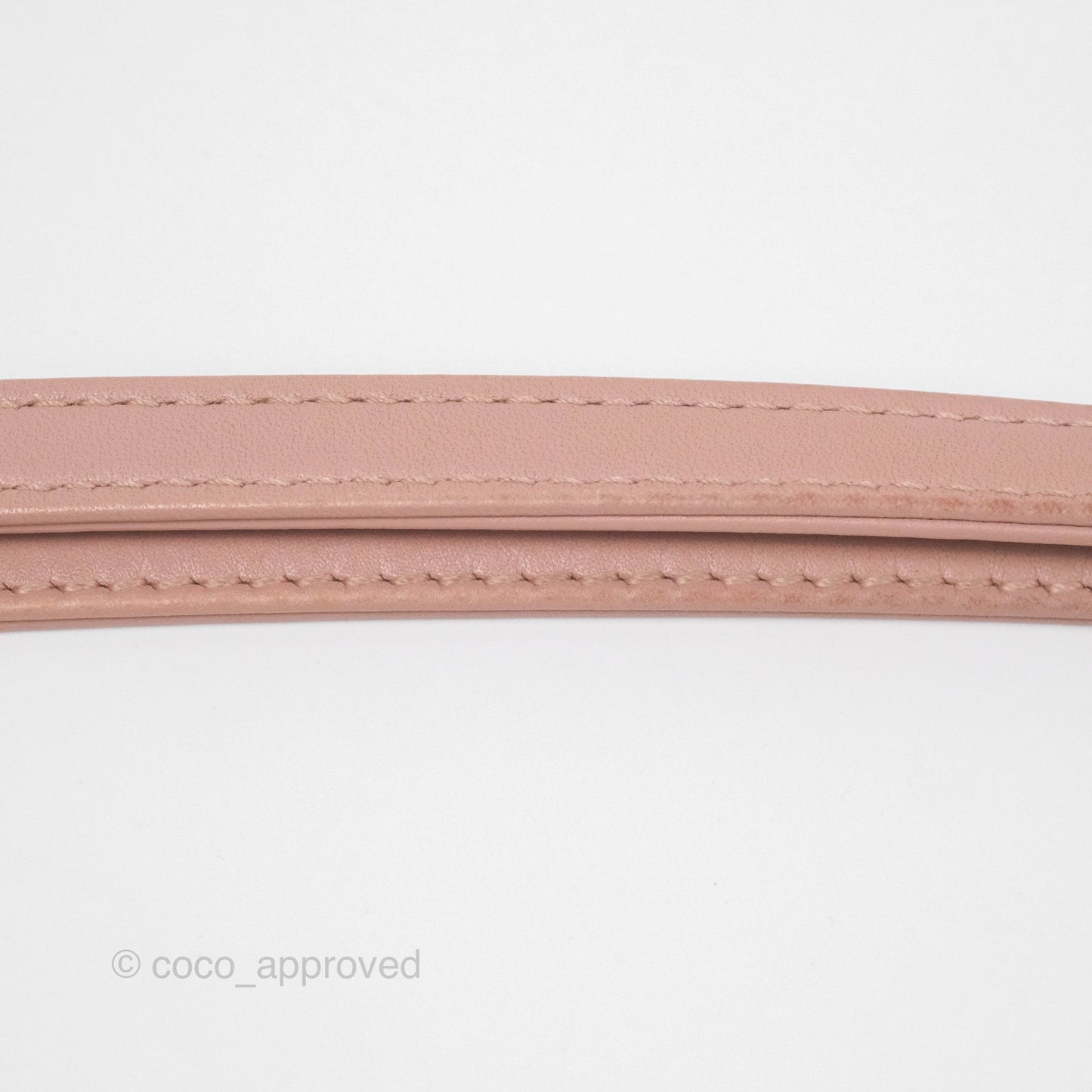 Chanel Small Vertical Deauville Canvas Pink Gold Hardware
